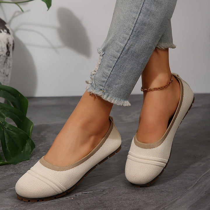 Dame Sporty Ballerinas lavet af åndbart mesh med fleksibel indersål Stilla