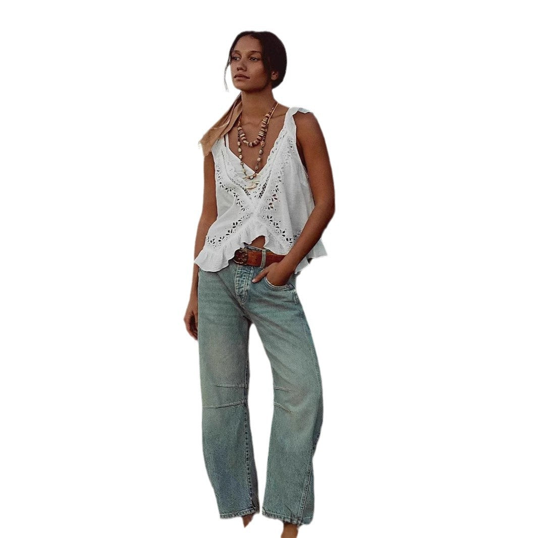 Dame Relaxed Fit Jeans med afslappet design Stilla