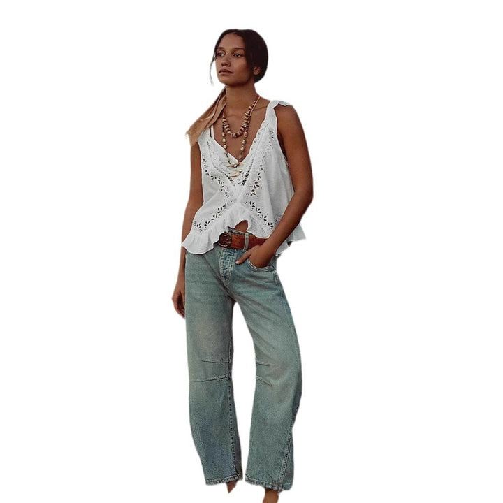 Dame Relaxed Fit Jeans med afslappet design Stilla