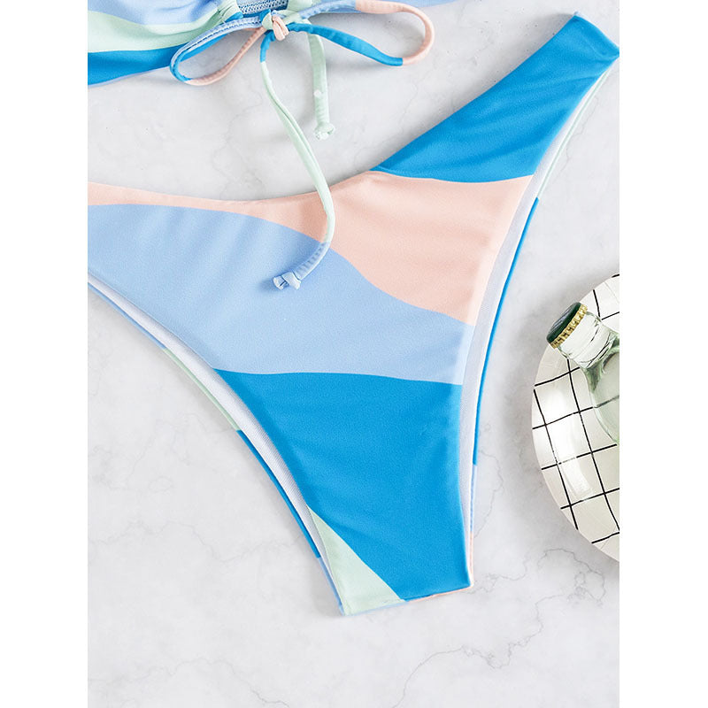 Dame bandeau-bikini med legende snit Skovae