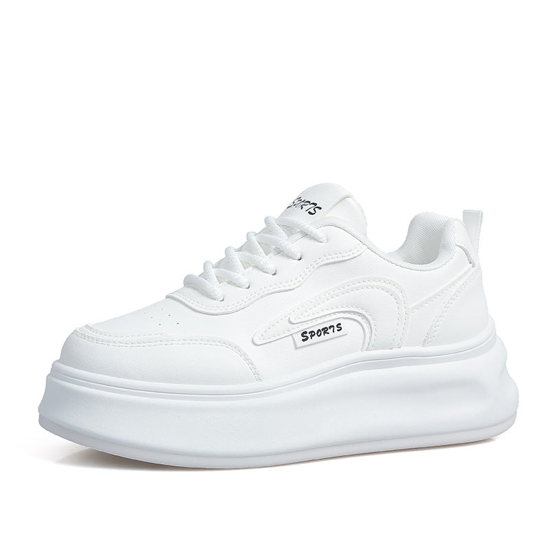 Dame Sporty Platform Sneakers med åndbare materialer og struktureret sål Stilla
