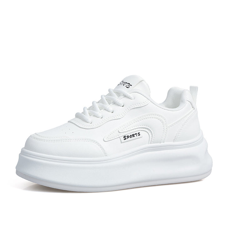Dame Sporty Platform Sneakers med åndbare materialer og struktureret sål Stilla