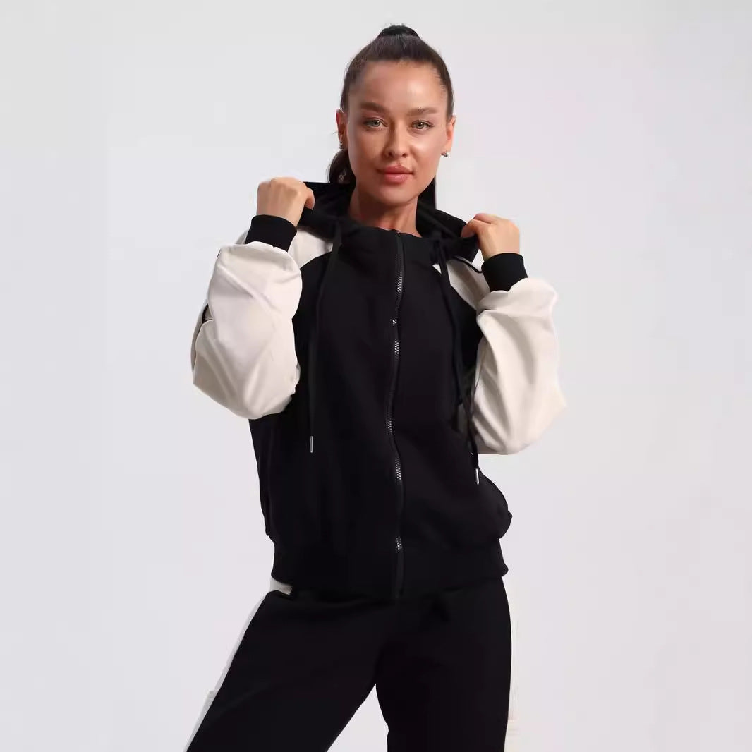 Kvinders sporty hoodie og jogger sæt Skovae