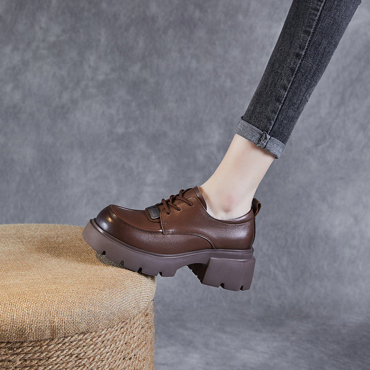 Dame Stilfulde Chunky Såle Casual Oxfords Stilla