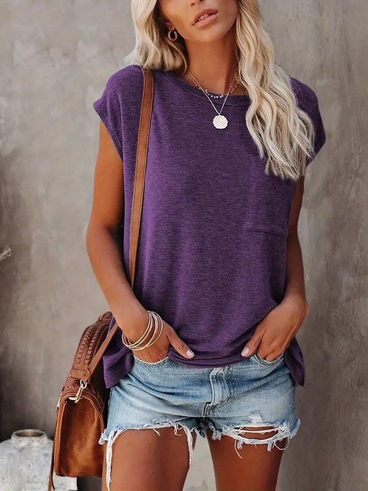 Dame Casual Oversized T-Shirt Stilla