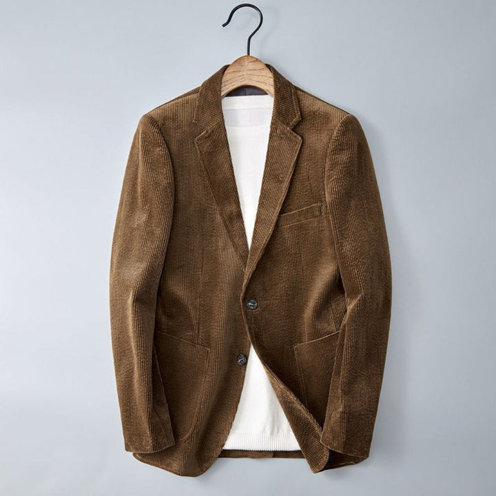 Stilla | Struktureret Cordjakke I Smart Casual Stil