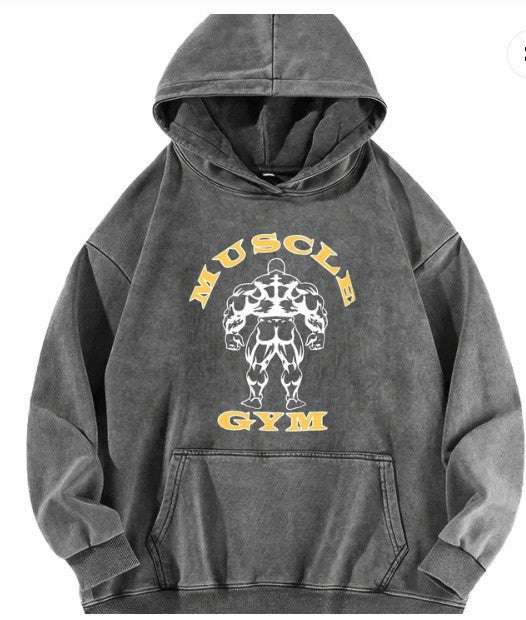 Dame hoodie med inspirerende fitness motiv Skovae