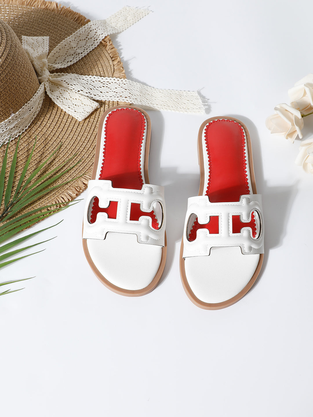 Dame mode slippers med iøjnefaldende logo Stilla