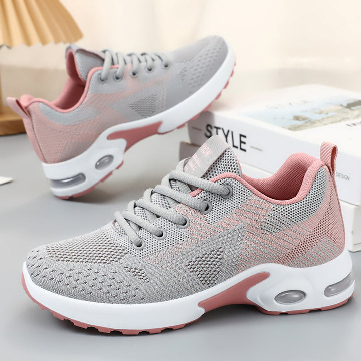 Dame Sporty Air-sneakers med dæmpende komfort-sål Stilla