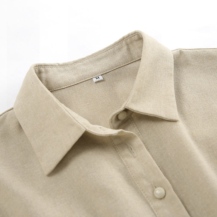 Damer Høj taljeret, luftig sæt med vidde ærmer og bælte detaljer Stilla