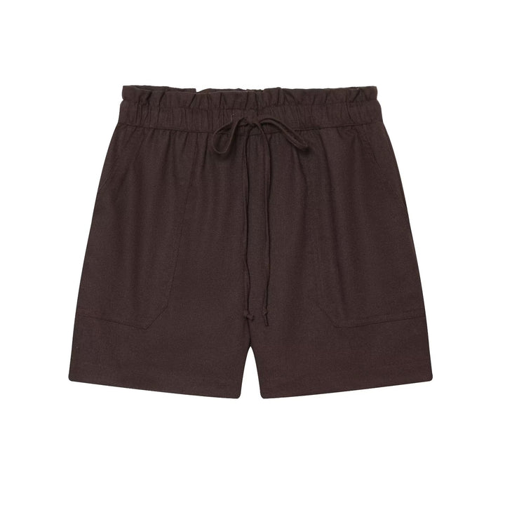 Dame behagelige fritidsshorts med elastisk talje og praktiske sidelommer Skovae