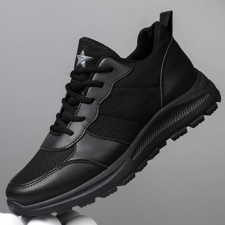 Herre let sport sneaker med åndbare mesh-indlæg og skridsikker sål Stilla