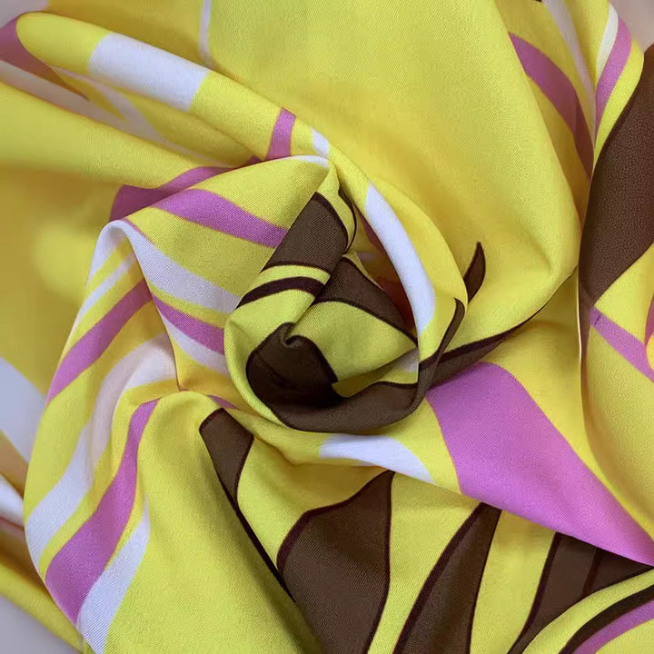 Dame Maxikjole med en elegant drapering Stilla