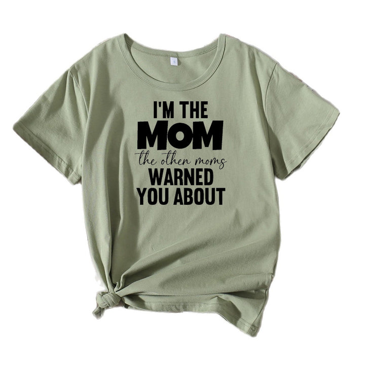 Kvinder Casual Mama Slogan T-Shirt Stilla