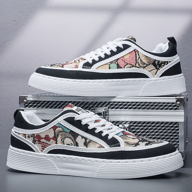 Femme Kunstnerisk Grafik Sneakers Stilla