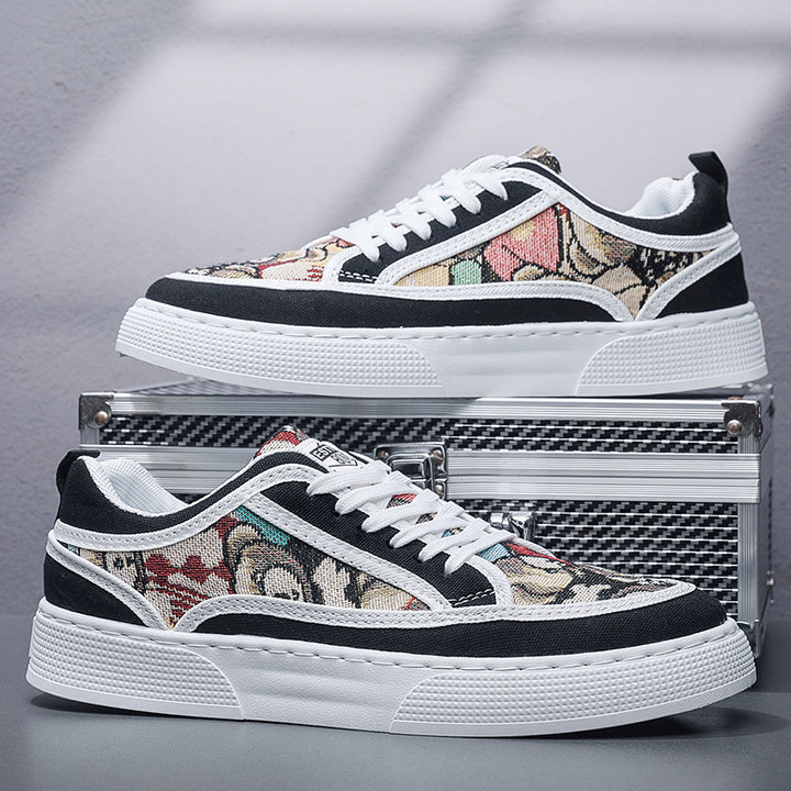 Femme Kunstnerisk Grafik Sneakers Stilla