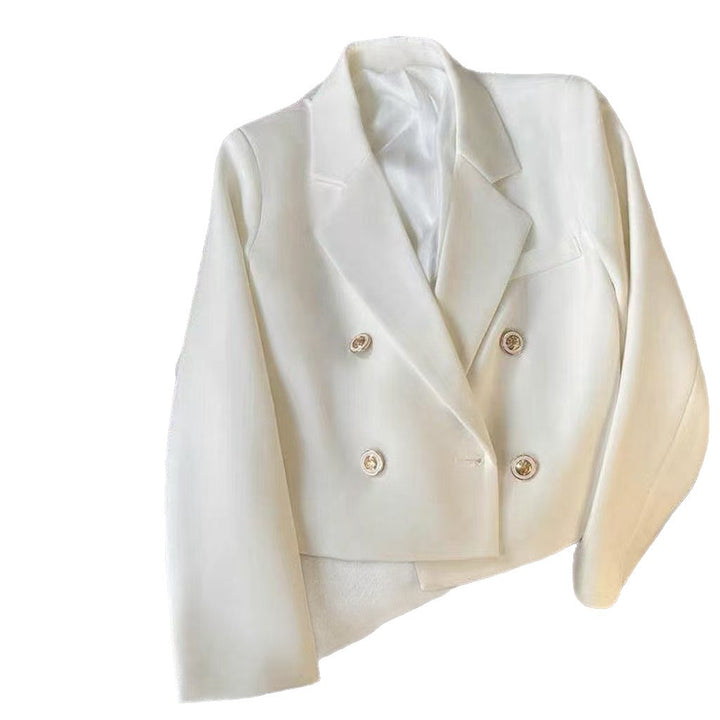 Kvinders kortskåret blazer med dekorative knapper Stilla