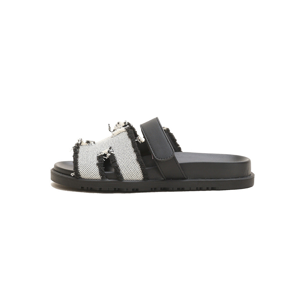 Dame Casual Slides med justerbare remme og moderne design Stilla