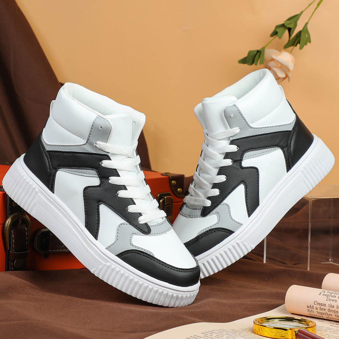 Dame Høje Sneakers med sporty Design Stilla