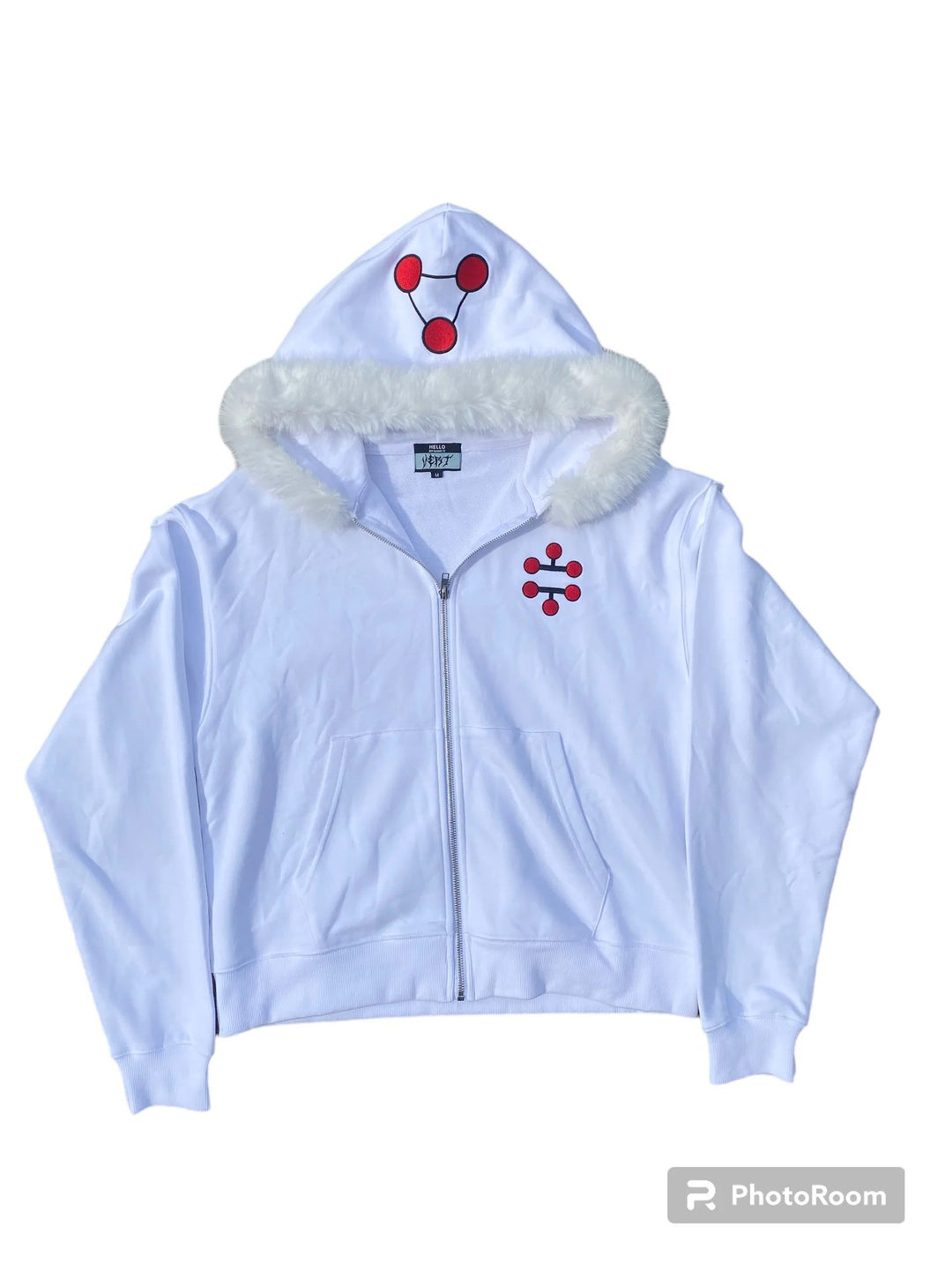 Kvinders fashionable hoodie med fleece-krave og dekorative detaljer Stilla
