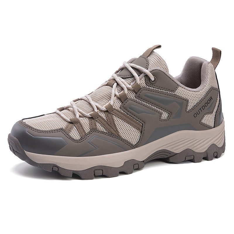 Herrer nan robust Trail- og vandresneaker med multiterræn-profilsole, åndbart mesh-overdel og forstærket tåhætte Skovae