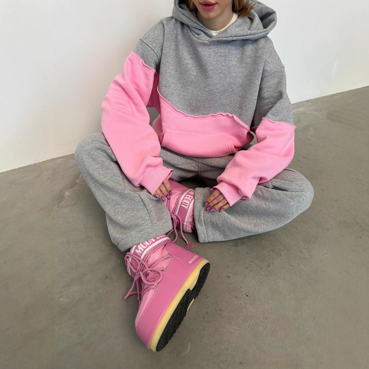 Kvindernes sporty loungewear sæt med moderne design Skovae