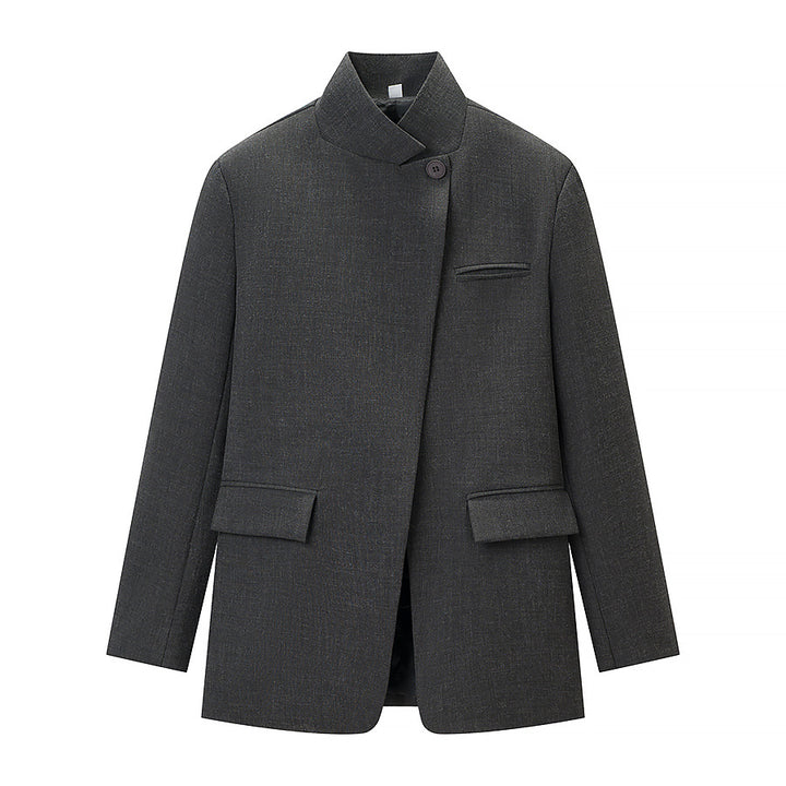 Kvinders Mode Blazer Jakke i Casual Stil med Praktiske Lommer Stilla