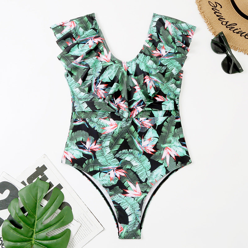 Dame Rynke Off-Shoulder Éntpiece Badedragt Stilla