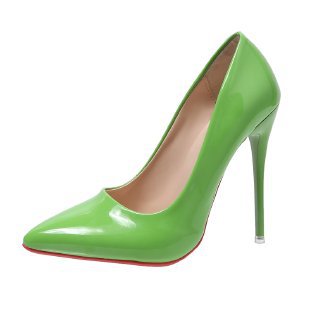 Dame nan elegante lakpumps med spids tå, høj stilettohæl og polstret indersål Skovae