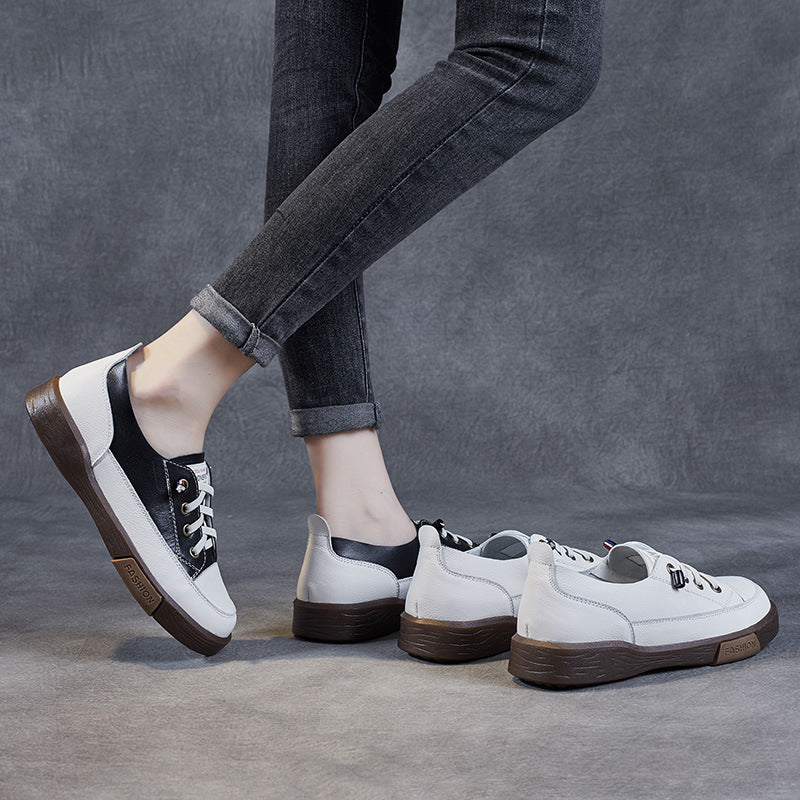 Dame fritidsmode sneakers med stilfuld snøredesign Stilla