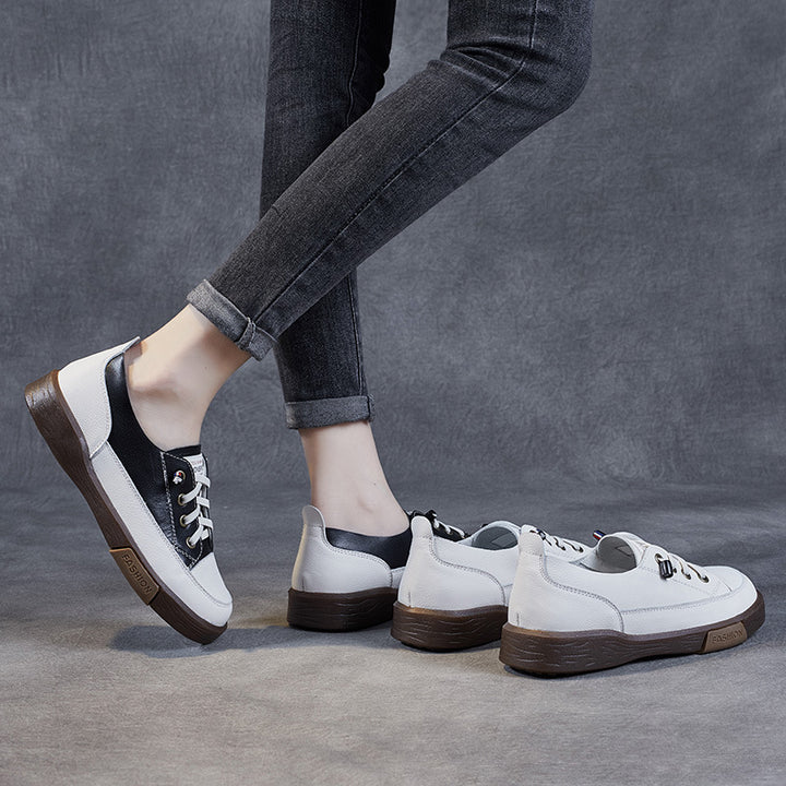 Dame fritidsmode sneakers med stilfuld snøredesign Stilla