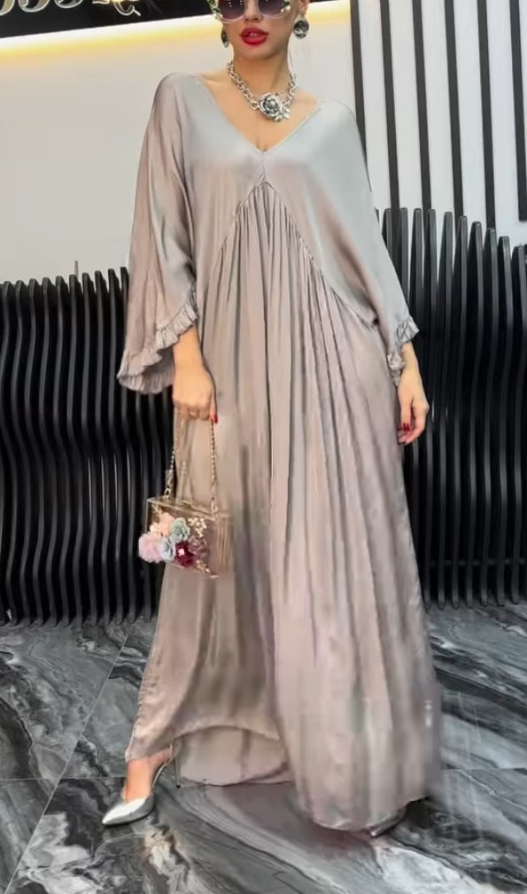 Kvinder Elegant Maxi Kaftan Kjole Stilla