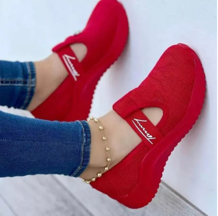 Dame Komfortable Slip-On Sneakers med innovativt design Stilla