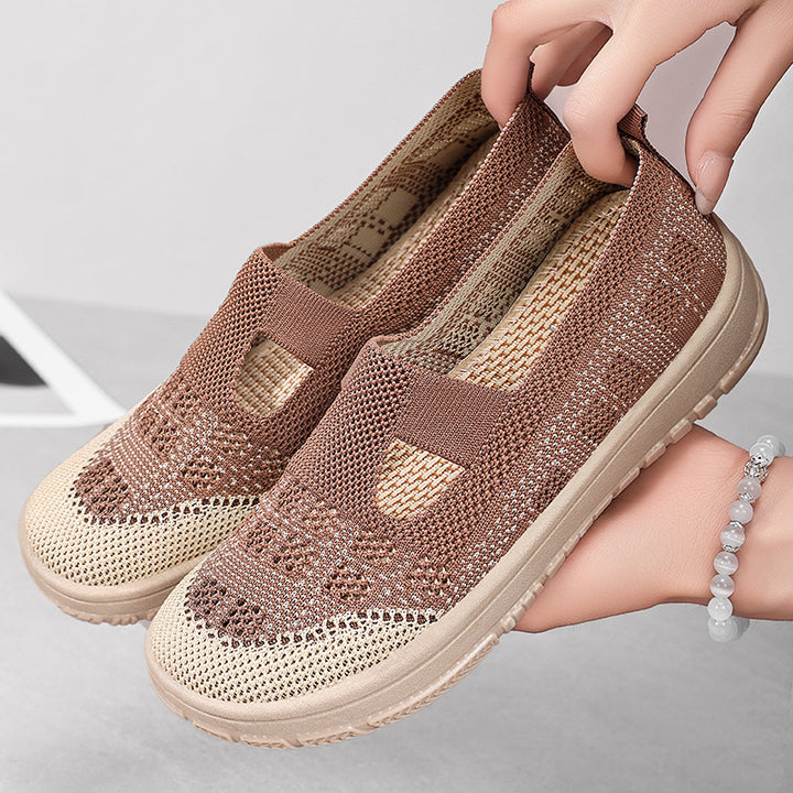 Damer Åndbar Slip-On Fritidsko med elastisk rem Stilla