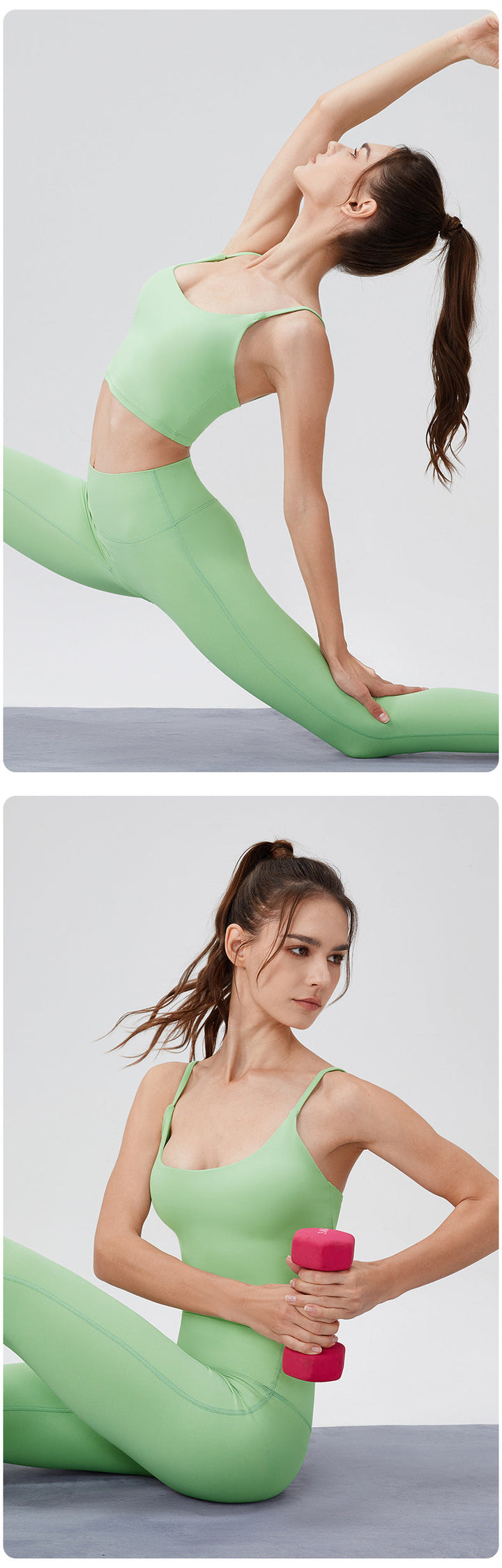 Stilla | Series Sports Bra Spaghetti Strap Yoga Top Til Kvinder, Åndbar Nude Følelse Til Løb Og Træning