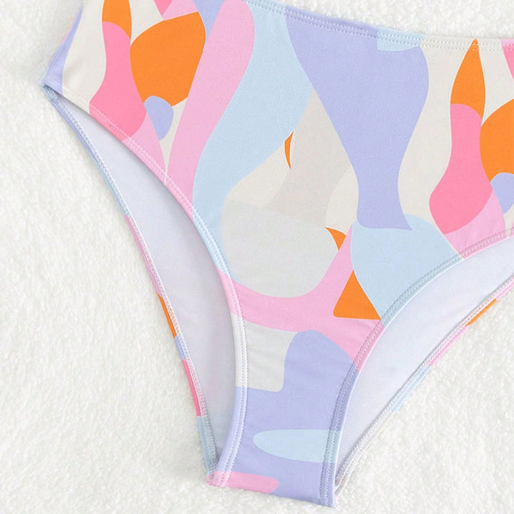 Damer Højskåret Bikini med raffineret Design Skovae