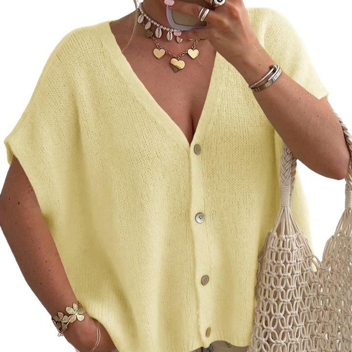 Femme Letvægts Button-Up Cardigan Stilla