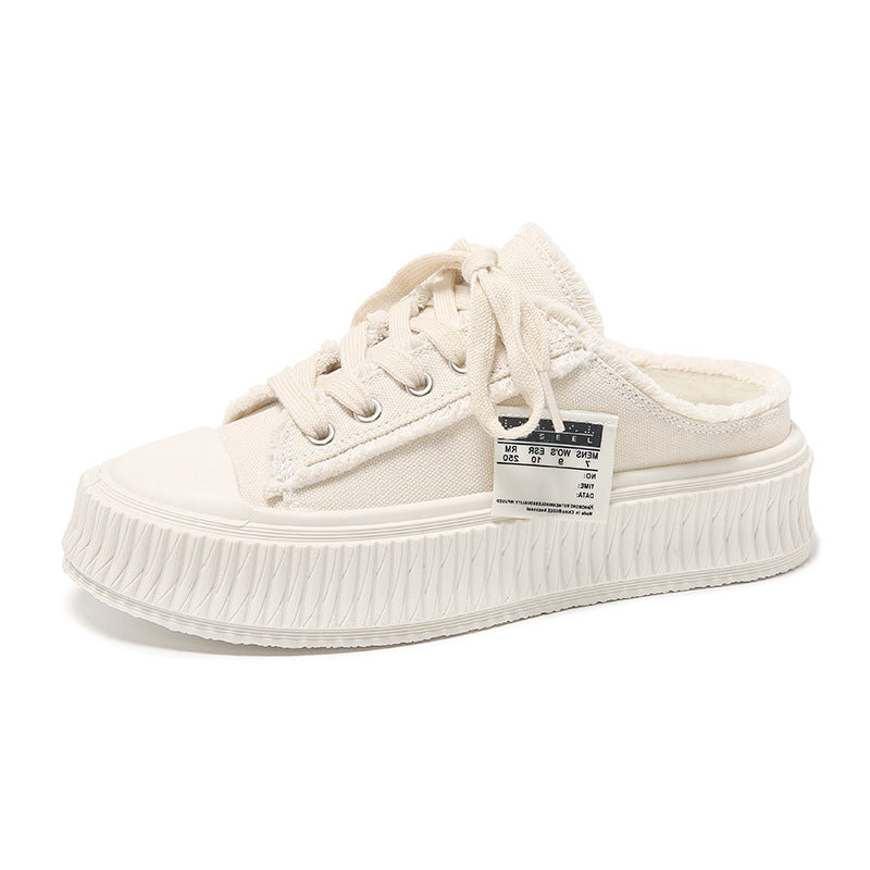 Dame Slip-On Plateau-Sneakers med åndbar overfladestruktur og komfortabel sål Stilla