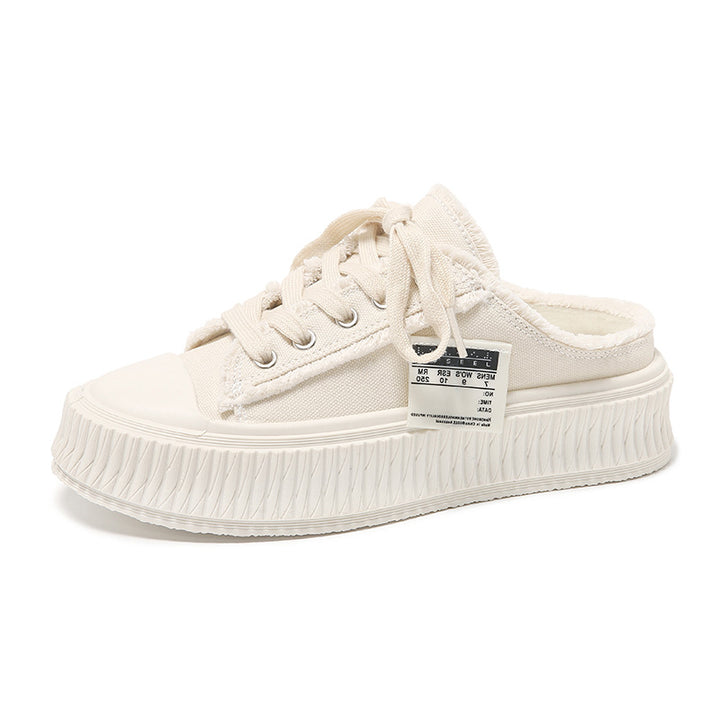 Dame Slip-On Plateau-Sneakers med åndbar overfladestruktur og komfortabel sål Stilla