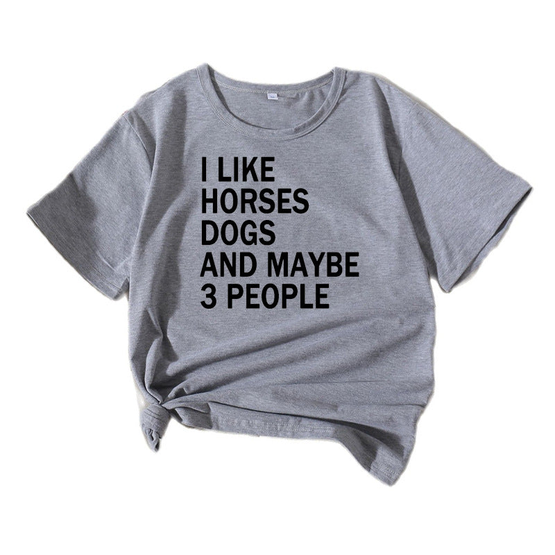 Dame Casual Sjov Citat T-shirt Stilla