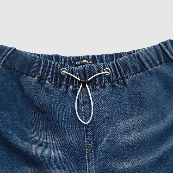 Kvinder Komfortable bredskårne jeans i afslappet urban stil Stilla