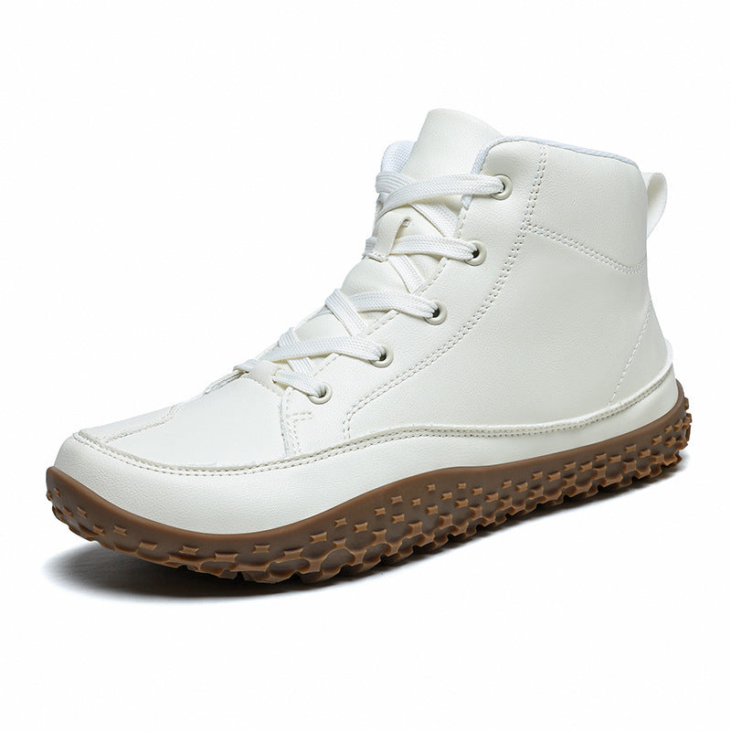 Herren nan urban læder-sneakerboot med polstret skaft og grippy profil sål Skovae