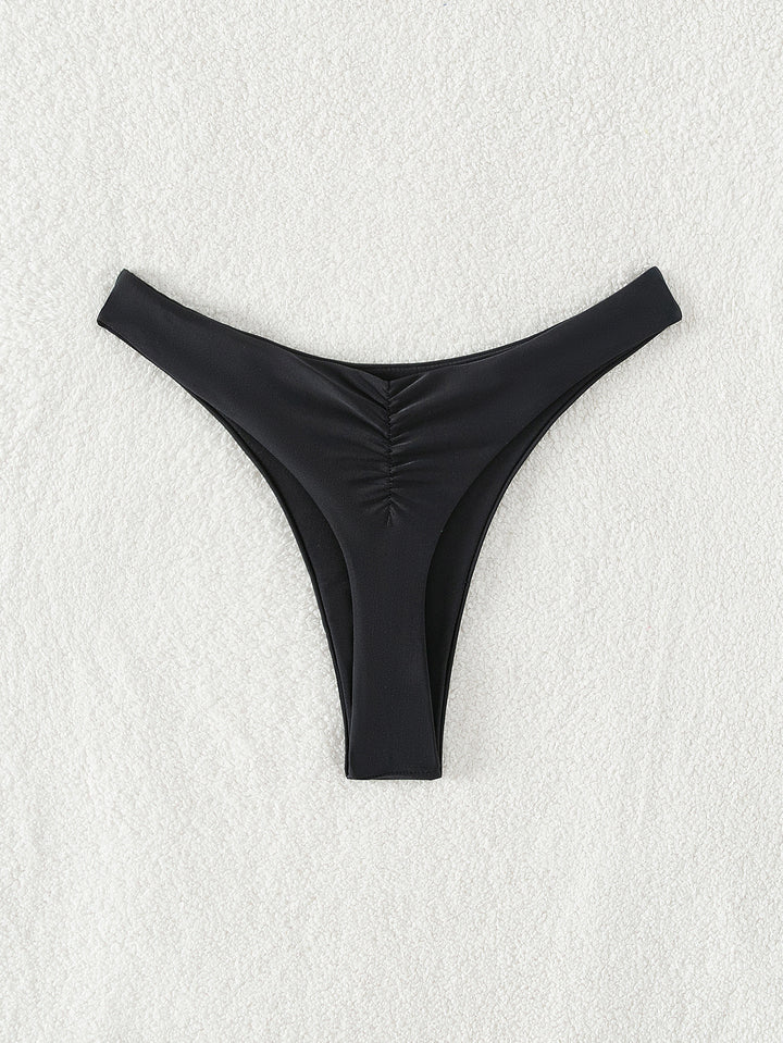 Dame Bikini-bukser med høj benudskæring og elegant snit Skovae