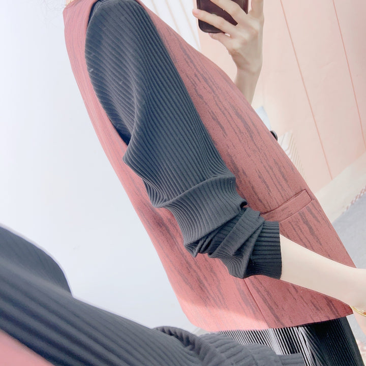 Dame mode veste med to-knap design Stilla