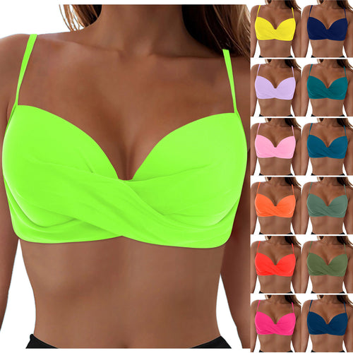 Dame Elegant Bikini top med indpakningsdesign Skovae