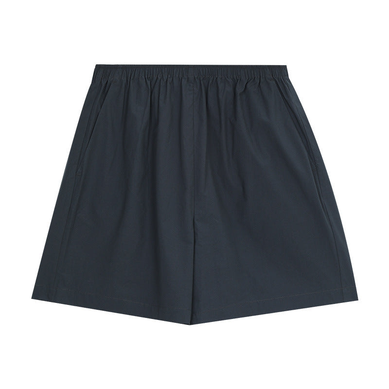 Dame elegante kort shorts med elastisk talje og sidelommer Stilla