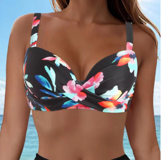 Dame Elegant Bikini top med indpakningsdesign Skovae