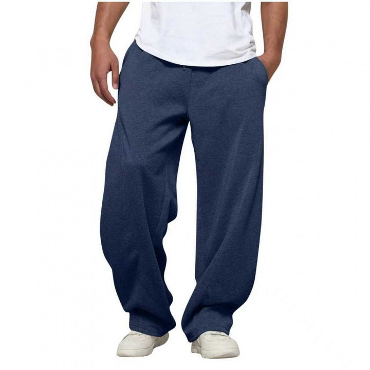 Herre løstsiddende joggingbukser med en afslappet pasform og praktiske lommer Skovae