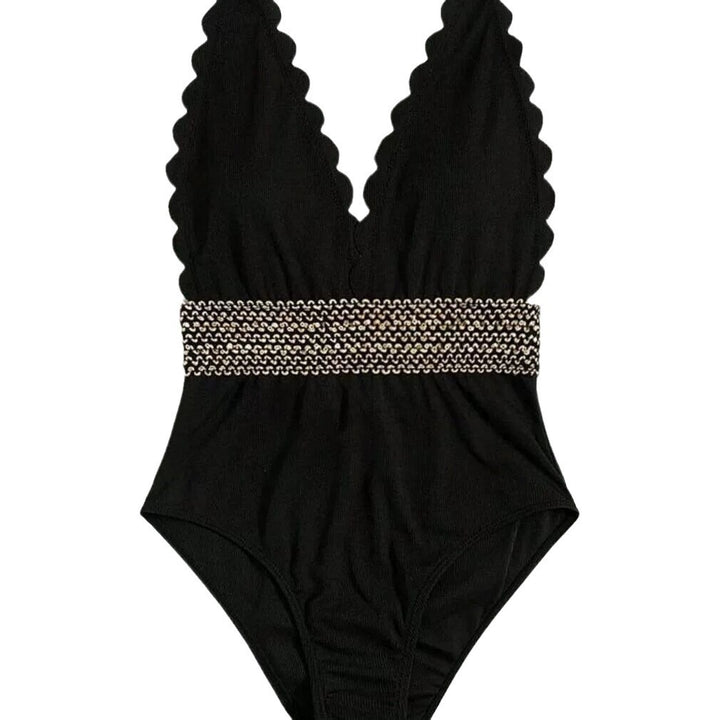 Dame Zigzag Halter Badedragt Stilla