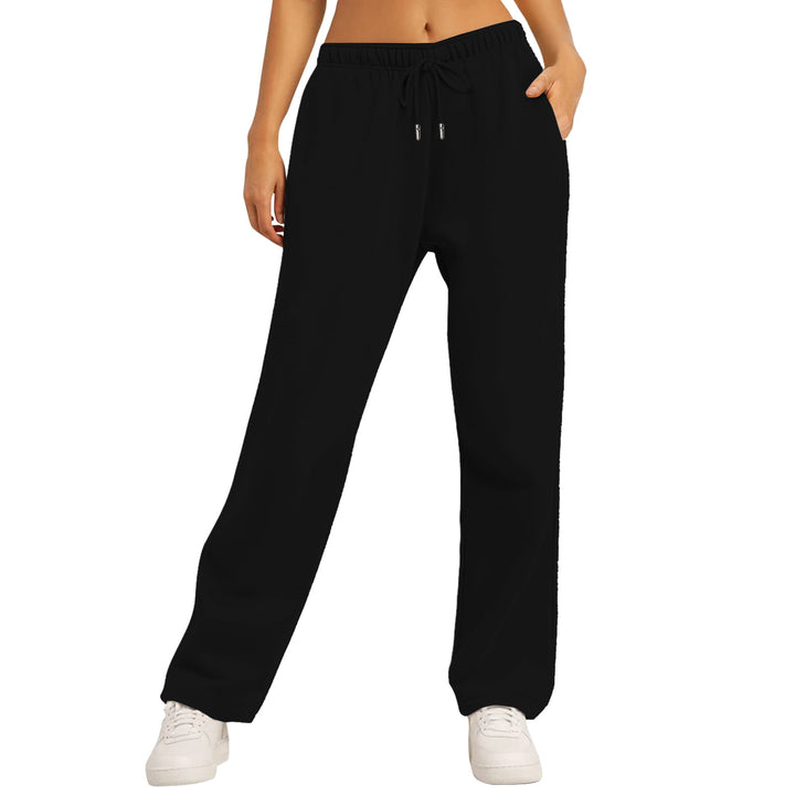 Dame Komfortable Casual Joggingbukser med Side lommer Skovae